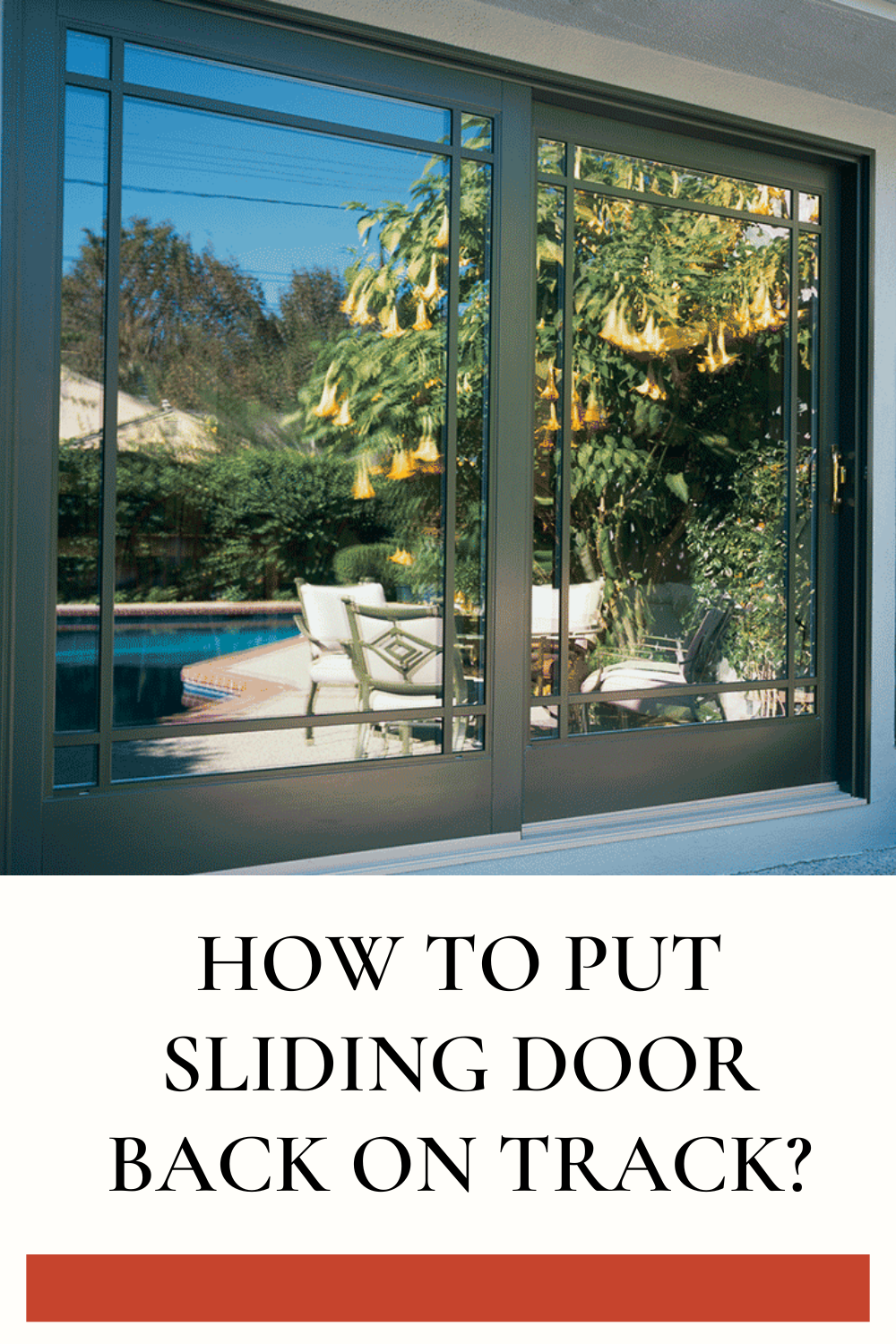 How to Put Sliding Door Back on Track